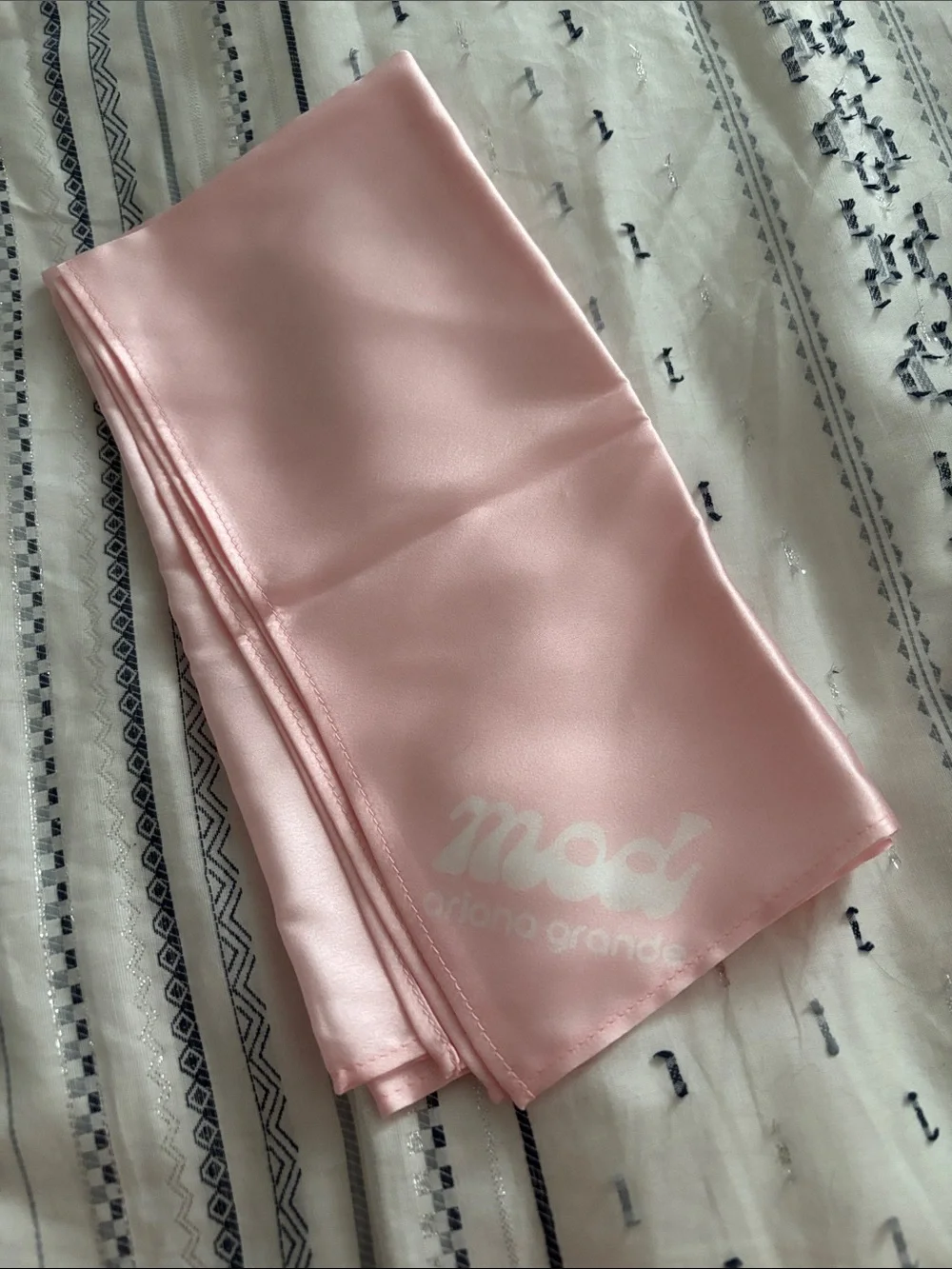 MOD by Ariana Grande Light Pink Bandana Scarf